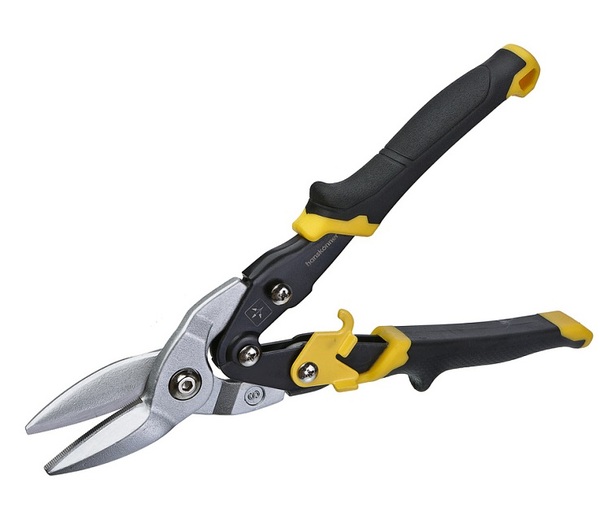 Ножницы по металлу Hanskonner прямой рез, УСИЛЕННЫЕ, СrMо, 250 мм HK1074-10-02