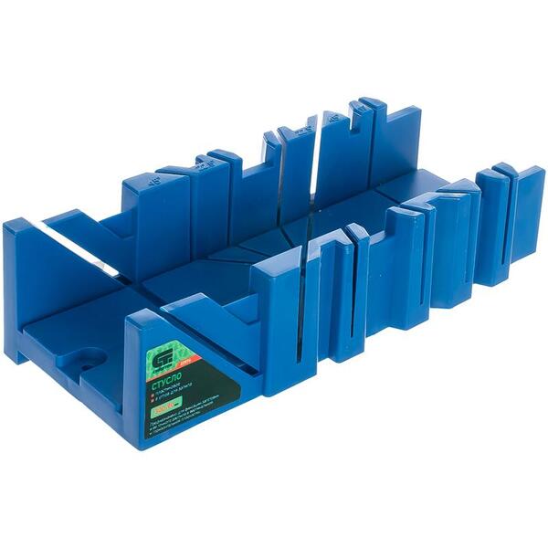 Стусло Сибртех 300*90мм, пластиковое, 6 углов для запила 22576