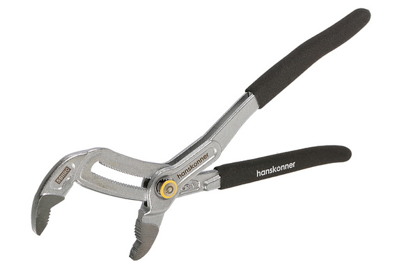 Клещи переставные Hanskonner 250мм,CrV,кнопочный шарнир, раскр. губ. 50мм(>43%), HK1020-06-A250