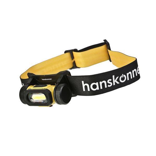 Фонарь налобный Hanskonner 400лм (турбо 630лм), 4 режима, 2200 мАч, HK4052-01-01