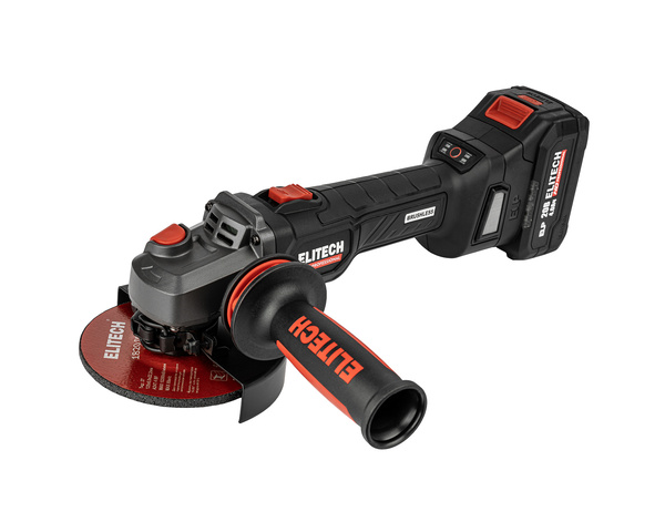 Аккумуляторная угловая шлифовальная машина Elitech CAG 2012BL (E2213.074.01)