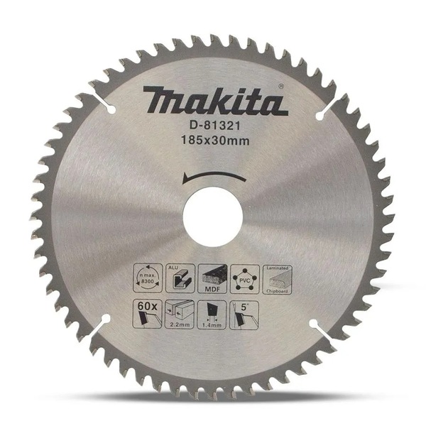 Диск пильный универсальный Makita 185*30*2.2/1.4*60T D-81321