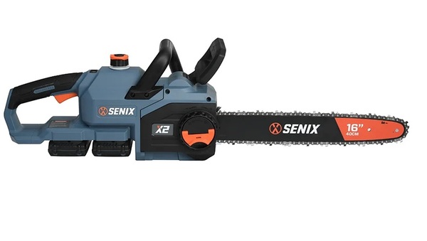 Аккумуляторная пила цепная SENIX CSX2-M2-EU, 2X2 40V, 40см, 2 акб, 1зу