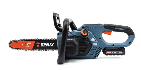 Аккумуляторная пила цепная SENIX CSX2-M-EU, X2 20V, 30 см, 1 акб, зу