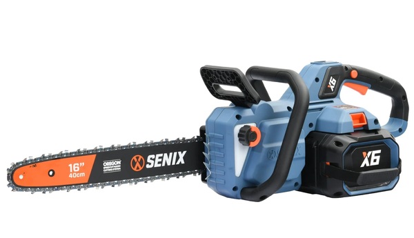 Аккумуляторная пила цепная SENIX CSX6-M1-EU, X6 60V, 45 см, 1 акб и 1 зу