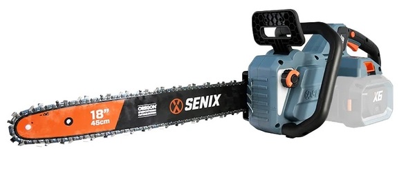 Аккумуляторная пила цепная SENIX CSX6-M1-EU-0, X6 60V, 45 см, без акб и зу