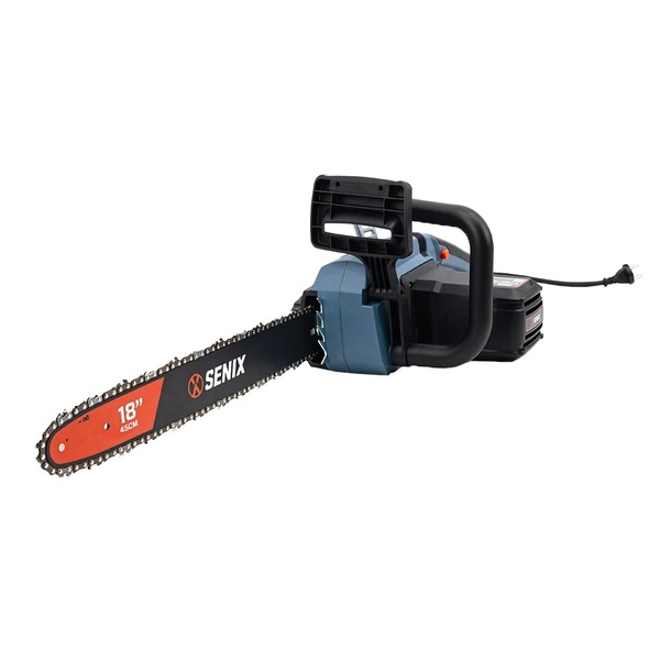 Пила цепная электрическая SENIX CSE24-M2-EU, 2400Вт, 18", шаг 3/8", паз 1,1 мм, 62 звена