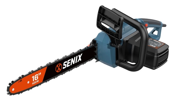 Пила цепная электрическая SENIX CSE22-M4-EU, 2200Вт, 16", шаг 3/8", паз 1,1 мм, 56 звена