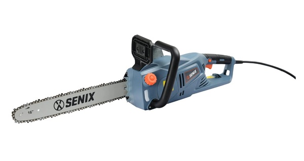 Пила цепная электрическая SENIX CSE20-M4-EU, 2000Вт, 14", шаг 3/8", паз 1,1 мм, 52 звена