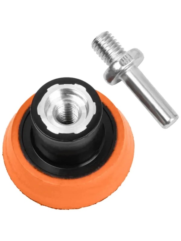 Тарелка для черепашек DLT Ø50мм, полиуретановая, на дрель (переходник в комплекте) 2939