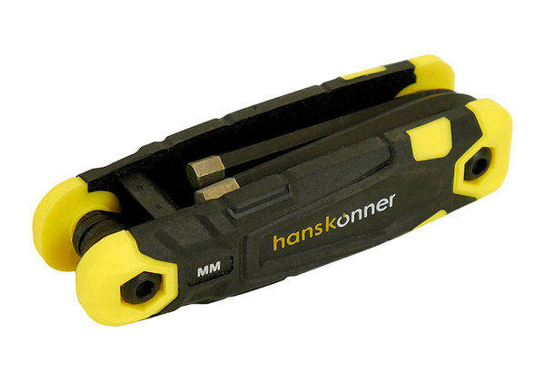 Набор ключей шестигранные Hanskonner S2 8шт 1,5-8мм, склад. кейс HK1045-04-8H