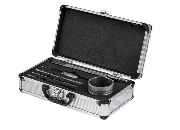 Набор для установки подрозетников KRANZ SDS PLUS, 5 предметов KR-91-0431