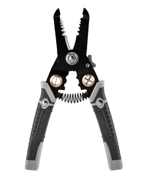 Многофункциональный инструмент для зачистки проводов 7в1 KRANZ KR-12-4024-5