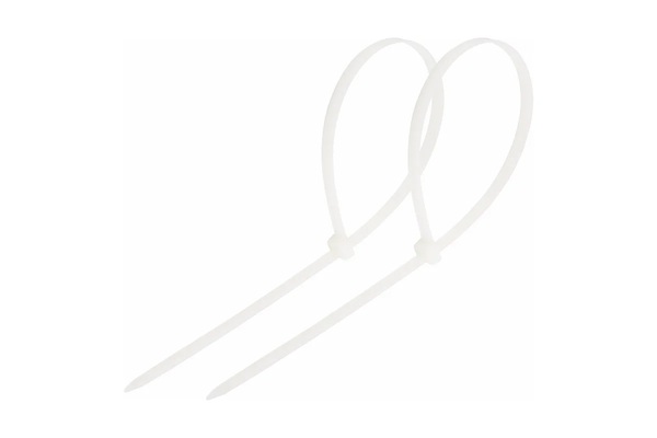 Стяжки нейлоновые REXANT 250x4,8мм, белая (100 шт/уп) 07-0250-5