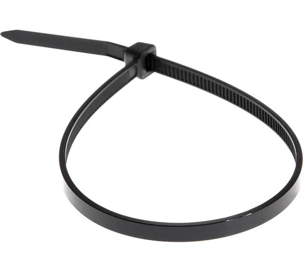 Стяжки нейлоновые REXANT 350x4,8мм, черная (100 шт/уп) 07-0351