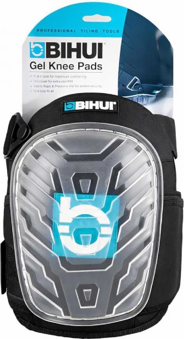 Наколенники BIHUI гелевые строительные, фиксация на липучке и ремне TKPG