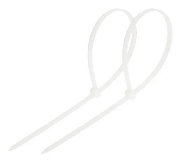 Стяжки нейлоновые REXANT 250x3,6мм, белая  25 шт/уп  07-0250-25