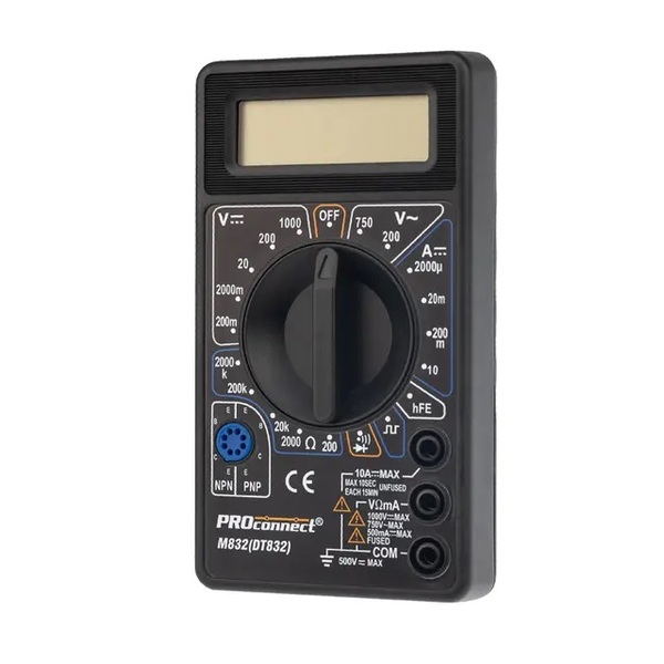 Мультиметр PROconnect M832 (DT832) 13-3012