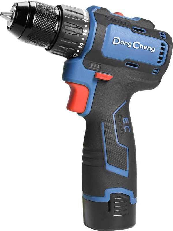 Аккумуляторная дрель-шуруповерт DongCheng 2акб 2Ач, зу(16В), кейс DCJZ1604(TYPE E)