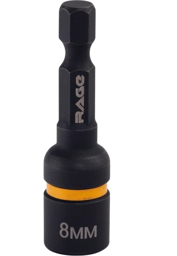 Бита RAGE для кровельных саморезов 8*48мм CrV HEX 554808