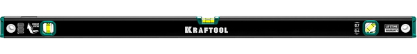 Уровень KRAFTOOL 1000мм с зеркальным глазком 34781-100
