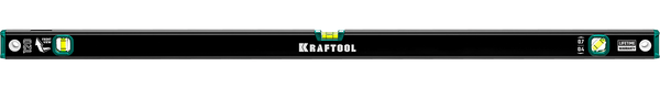 Уровень KRAFTOOL 1200мм с зеркальным глазком 34781-120