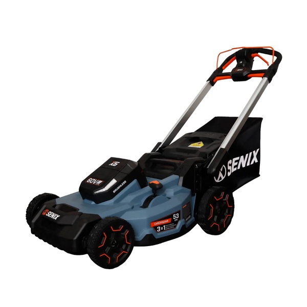 Аккумуляторная газонокосилка SENIX LPSX6-H-EU самоходная, X6 60V, 53см, 1акб,1зу