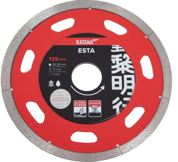 Диск алмазный Katana ESTA 125*1,1мм 00-00001925