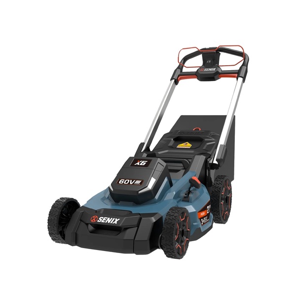 Аккумуляторная газонокосилка SENIX LPSX6-H-EU-0 самоходная, X6 60V, 53см, без акб и зу