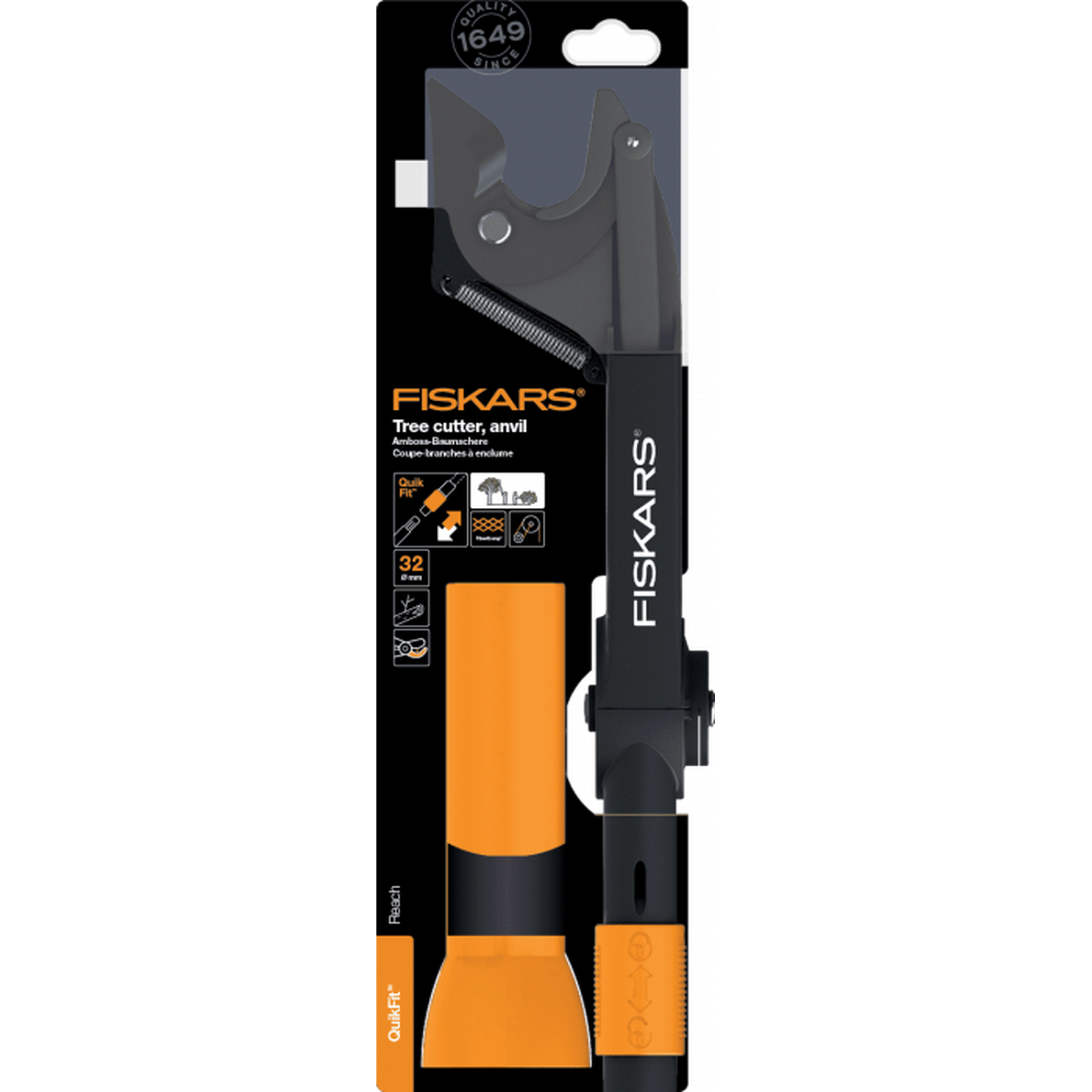 Сучкорез Fiskars QuikFit  комбисистема  1001410