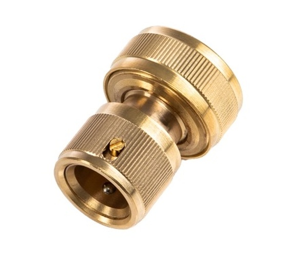 Коннектор Четыре Сезона латунный, быстросъемный, 3/4", с аквастопом Профи 62-0310-F