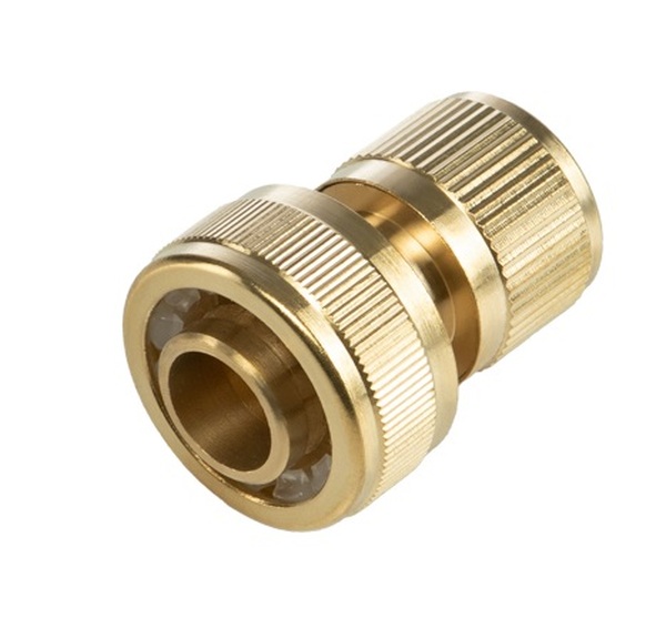 Коннектор Четыре Сезона латунный, быстросъемный, 3/4" 62-0214