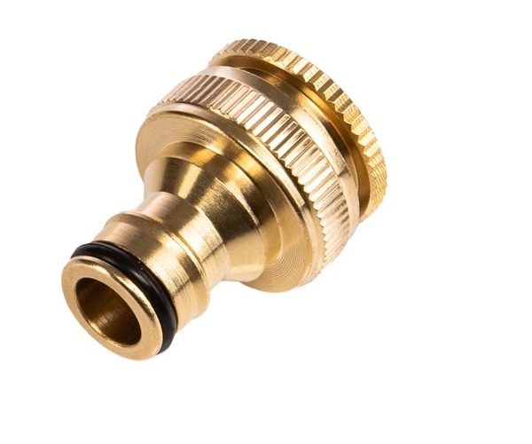 Адаптер латунный Четыре Сезона 1/2"-3/4" внутренняя резьба с переходником 62-0273