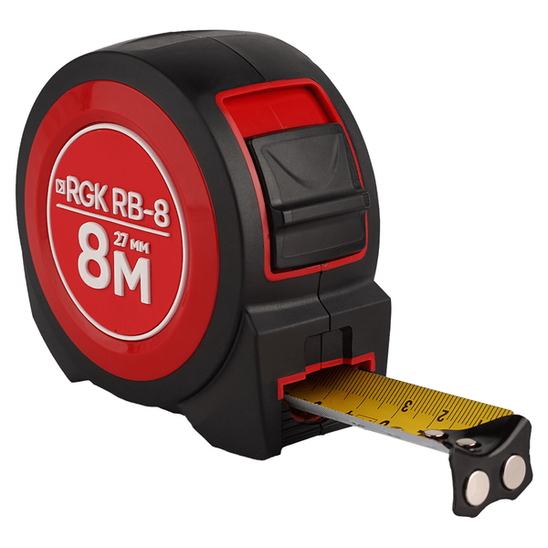 Рулетка RGK RB-8 с широкой лентой 723542
