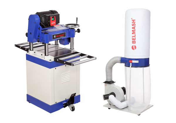 Станок рейсмусовый BELMASH P380ARBH (400 V, с валом helical) + вытяжня установка DC2500/380 KN0085