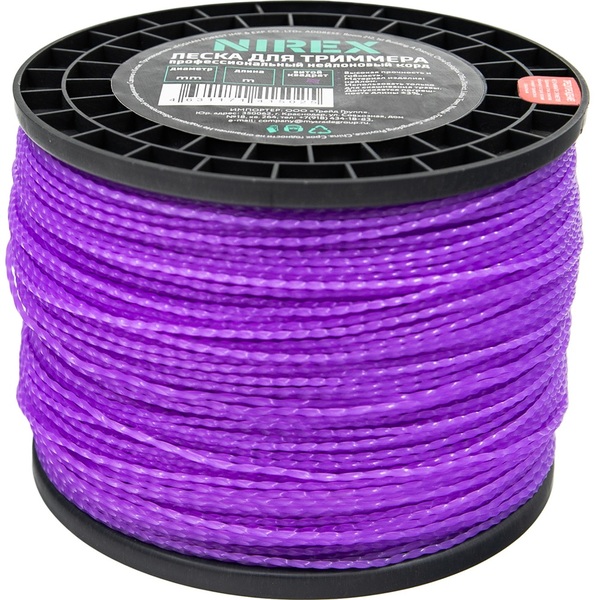 Леска NIREX TWISTED 3,0*338м (Витой квадрат) NTS30338-84