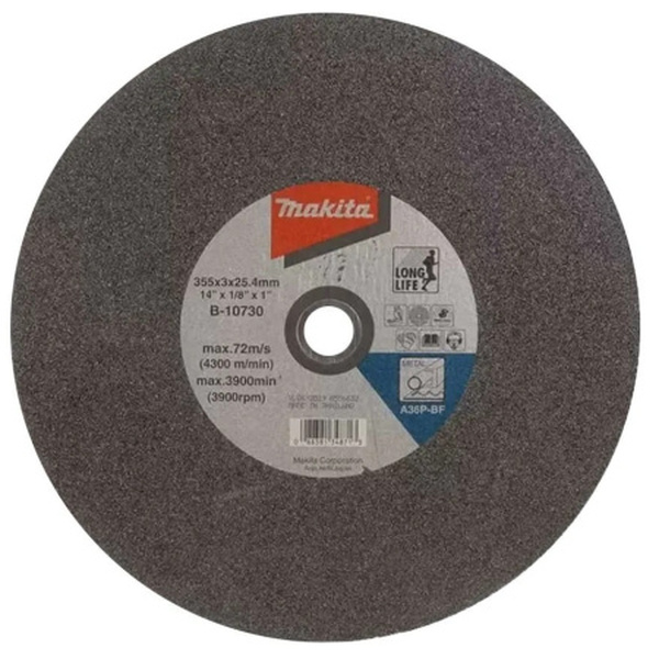 Круг отрезной по металлу Makita 355*3*25,4мм B-10730-5