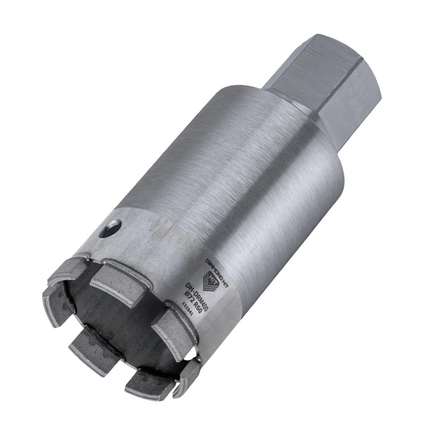 Коронка алмазная для подрозетников Адель Diamond Hit DH-D400 82/120.07 DOUBLE (с микроударом, верхнее пылеудаление, сухое сверление) 00-00009299