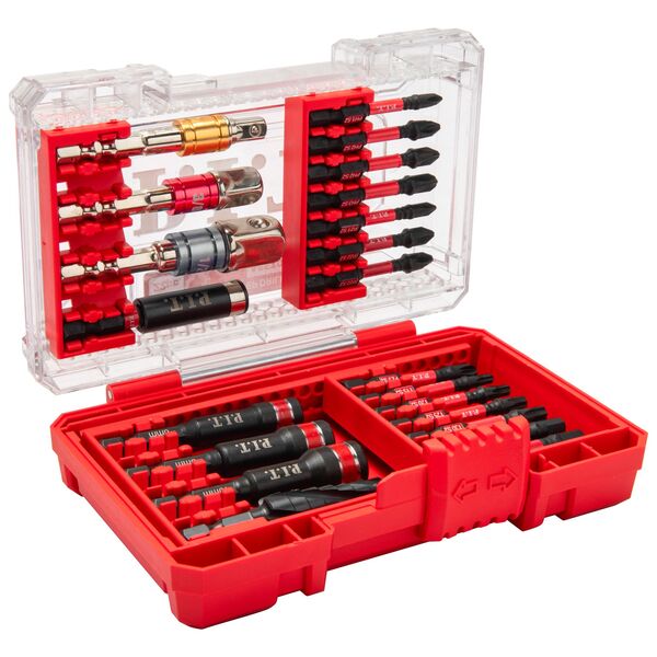 Набор ударных бит и торцевых головок P.I.T. DRUA (22шт, адапт. 1/2",1/4",3/8", ступ.св.) ASET04-0022