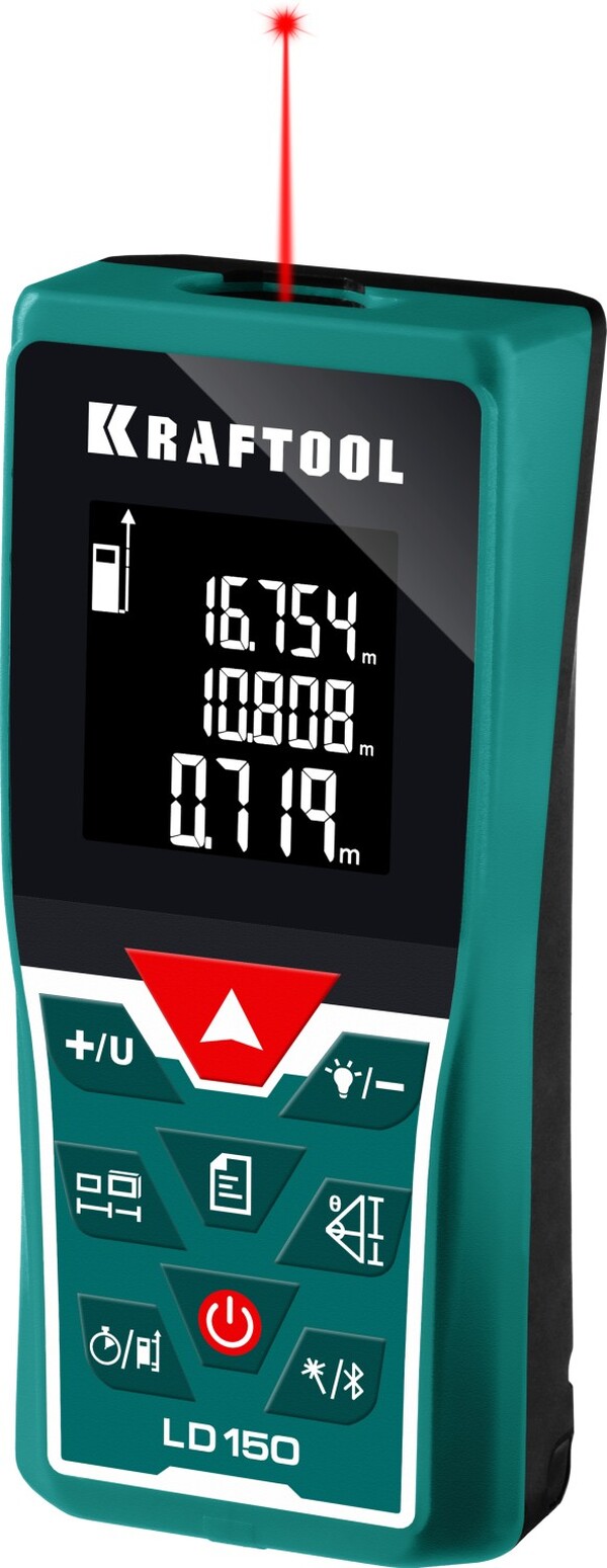 Дальномер лазерный KRAFTOOL LD-150 5см-150м 34767