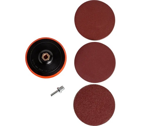 Набор шлифовальных кругов VIRA на липучке 125мм 32 предмета  Р40, Р120, Р320 558071