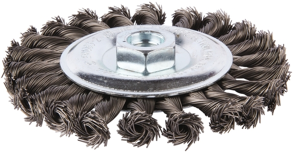 Щетка проволочная дисковая Makita (d125 мм, толщ. проволоки 0.5 мм, пучки, металл, M14x2) D-29577