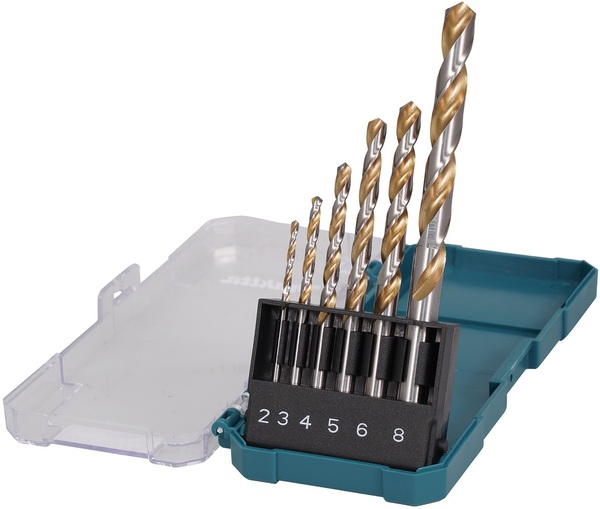 Набор сверл по металлу Makita HSS-G 6шт D-77241