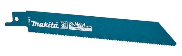 Полотно для сабельной пилы по металлу Makita Basic 150*0,9*18TPI, 2шт. D-51633