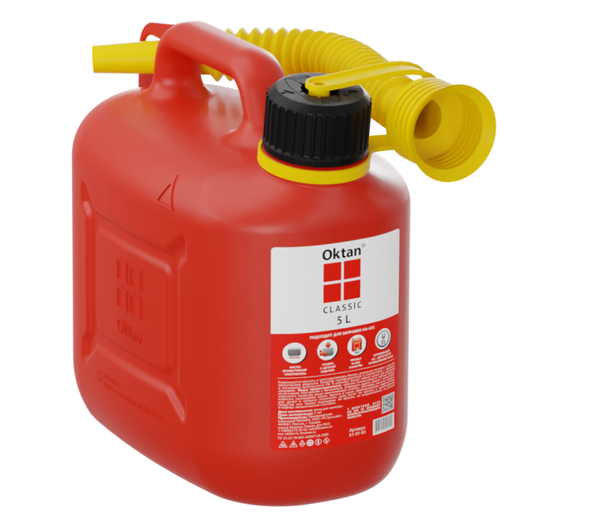 Канистра ГСМ Oktan Классик 5л (красный) А1-01-01