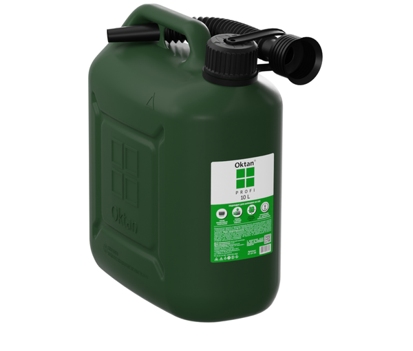 Канистра ГСМ Oktan Профи 10л  Зеленый  A1-01-08