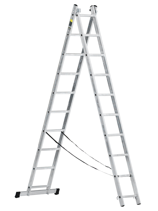 Лестница двухсекционная SNIRREX SL2AA10 2*10 1202010020