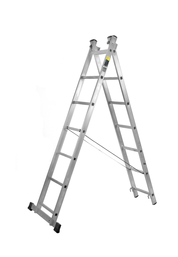 Лестница двухсекционная SNIRREX SL2AA7 2*7 1202010017