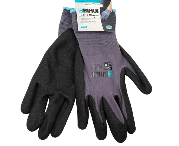 Перчатки строительные BIHUI с латексным покрытием, размер 10(XL) TGDXL