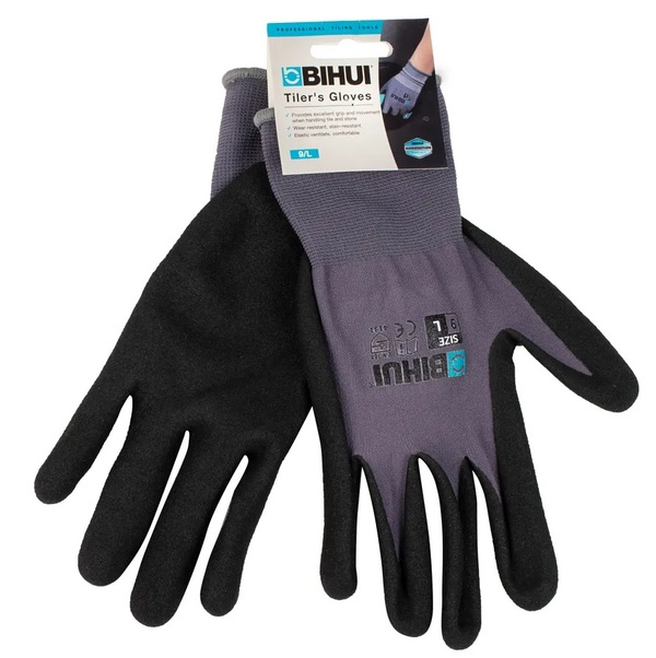 Перчатки строительные BIHUI с латексным покрытием, размер 9(L) TGDL